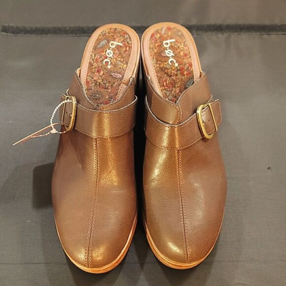 BRAND NEW B.O.C ROUND TOE PLATFORM WEDGE MULE CLOG SANDAL G1 - Picture 3 of 16